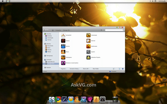 Free Download Windows 7 Mac Theme